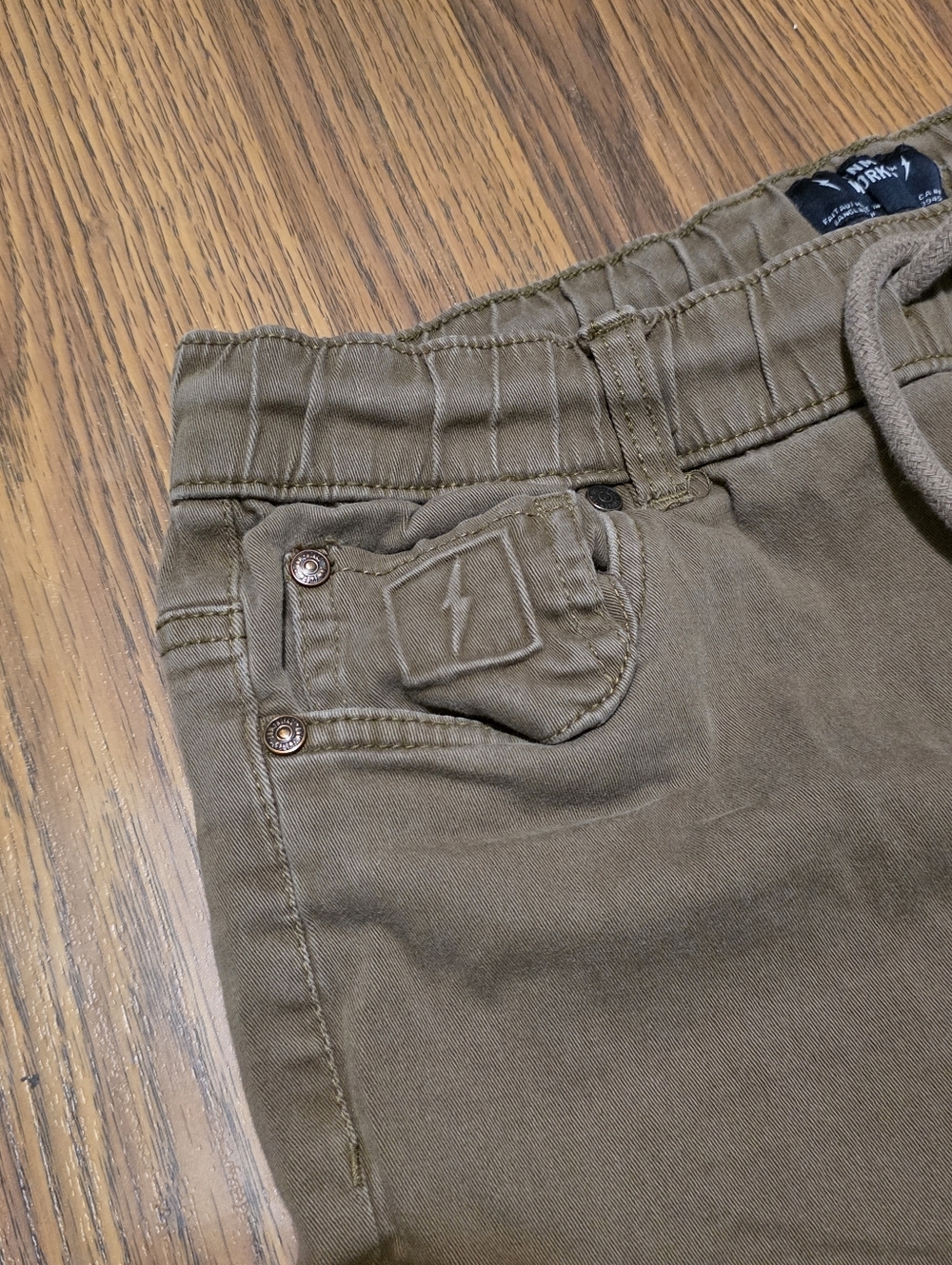 Jeaniologie Cohen TWL Men’s Joggers Slim Fit Cargo Pants L 32 Khaki Twill F16 - Picture 10 of 16